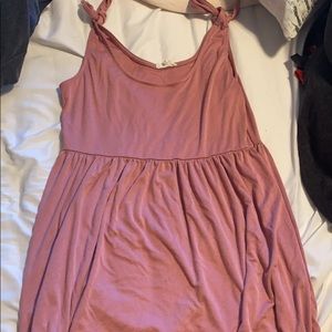 Women’s pink dress